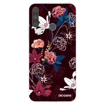 Picasee silikonska prozirna maskica za Huawei P40 Lite E - Dark Meadow