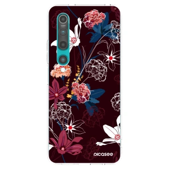 Picasee silikonska prozirna maskica za Xiaomi Mi 10 - Dark Meadow
