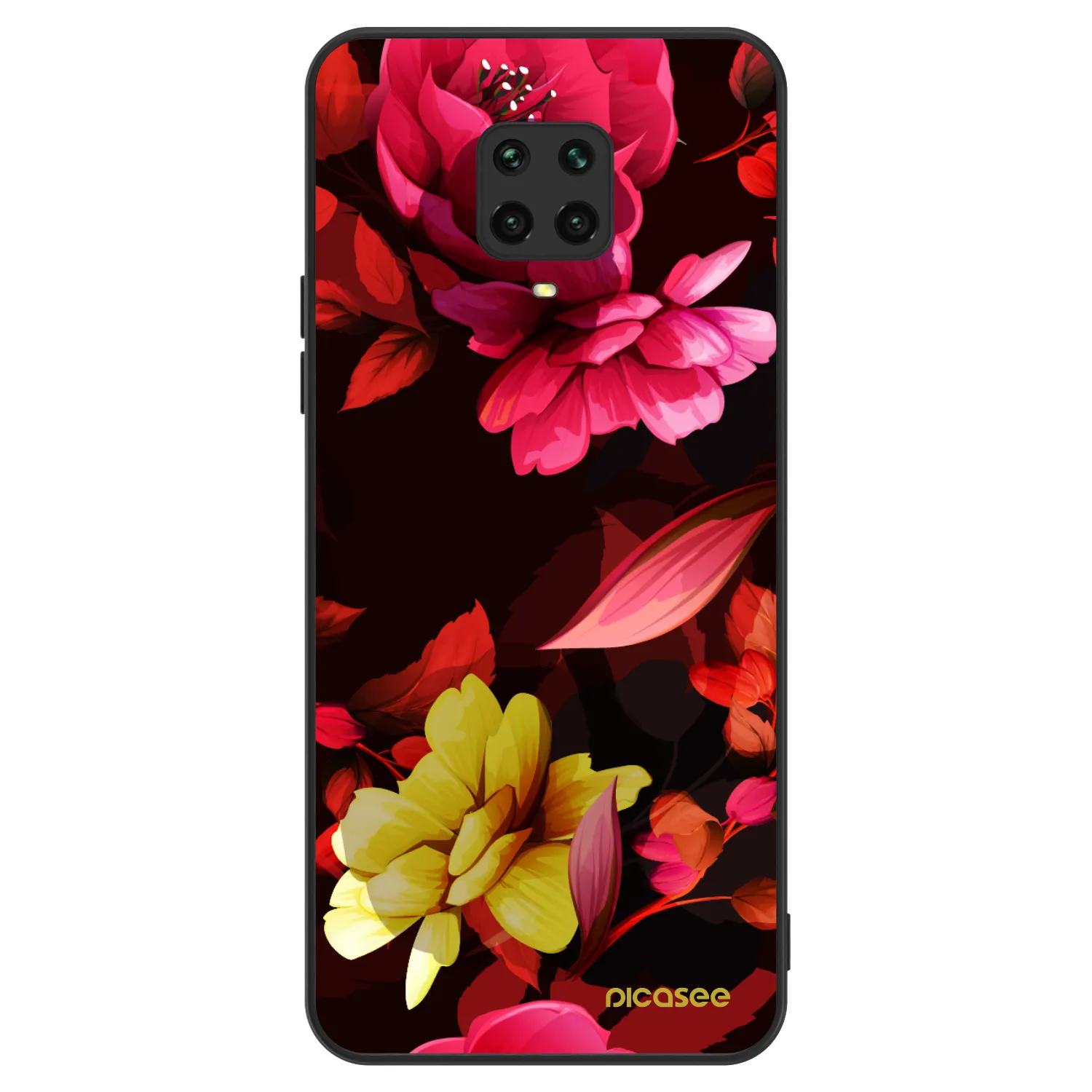 Picasee ULTIMATE CASE za Xiaomi Redmi Note 9 Pro - Dark Peonny