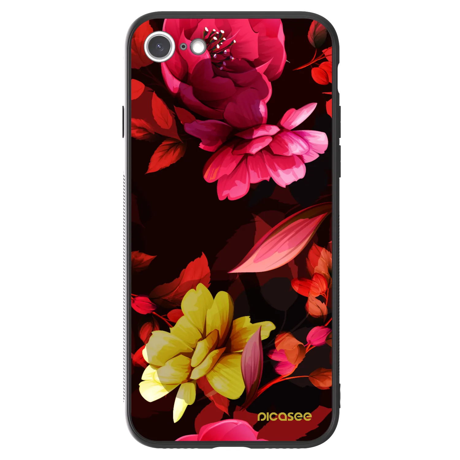 Picasee ULTIMATE CASE za Apple iPhone SE 2022 - Dark Peonny
