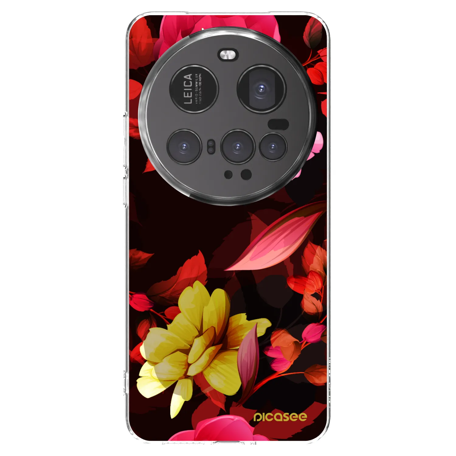Picasee silikonska prozirna maskica za Xiaomi 15 Ultra - Dark Peonny