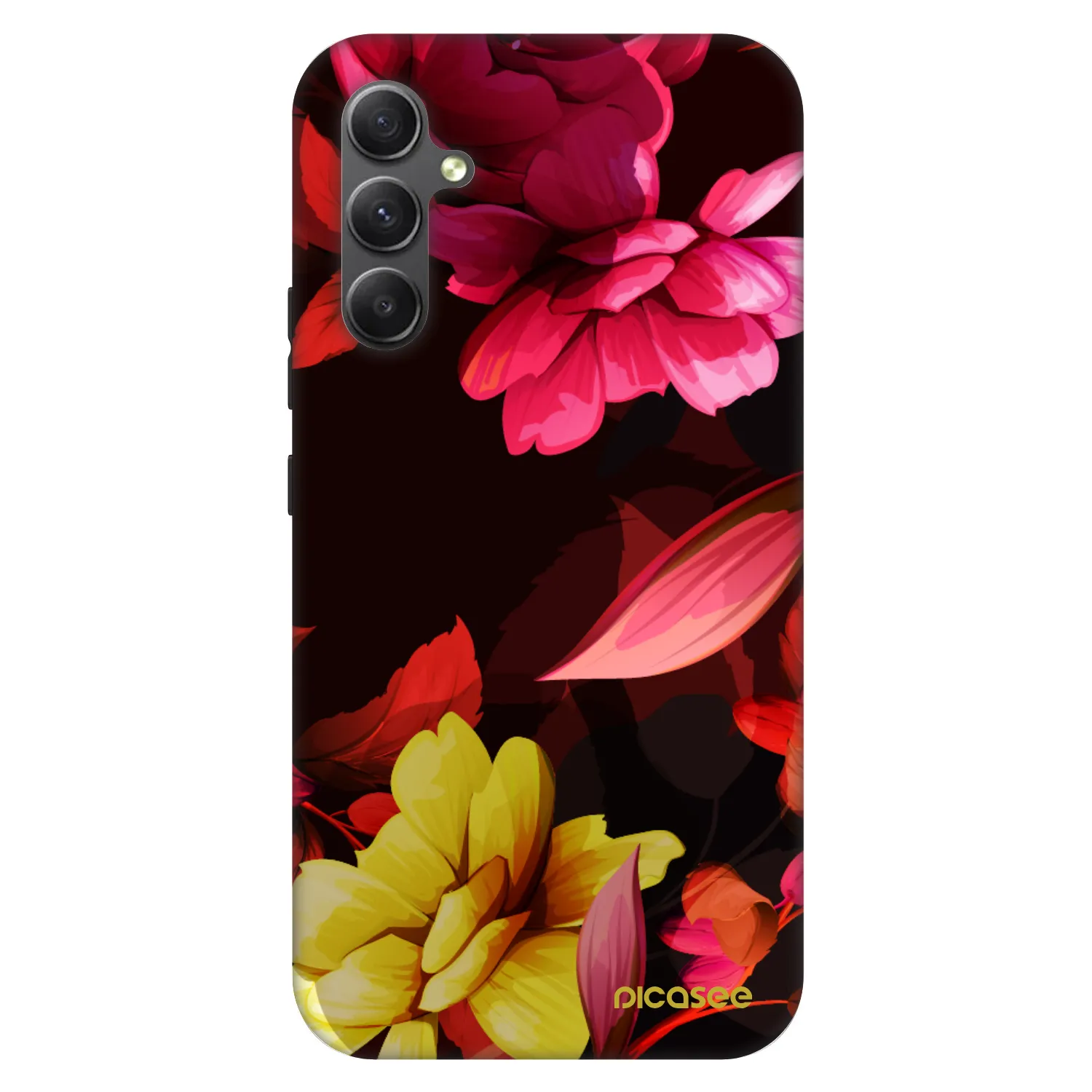 Picasee Fashion Case za Samsung Galaxy A34 5G A346B - Dark Peonny