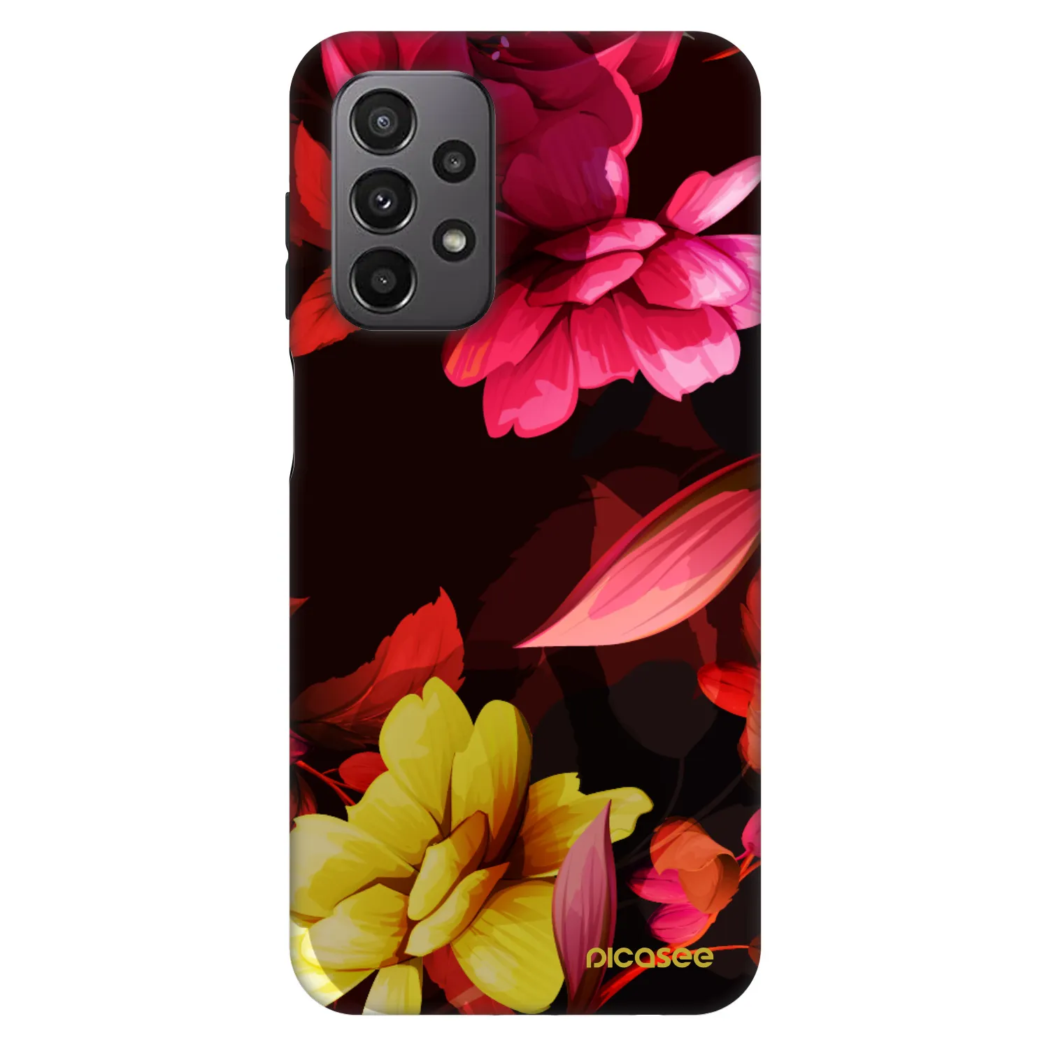 Picasee Fashion Case za Samsung Galaxy A23 A235F 4G - Dark Peonny