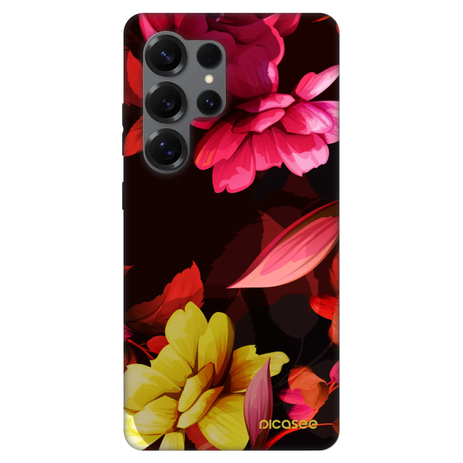 Picasee Fashion Case PowerShare pro Samsung Galaxy S25 Ultra 5G - Dark Peonny