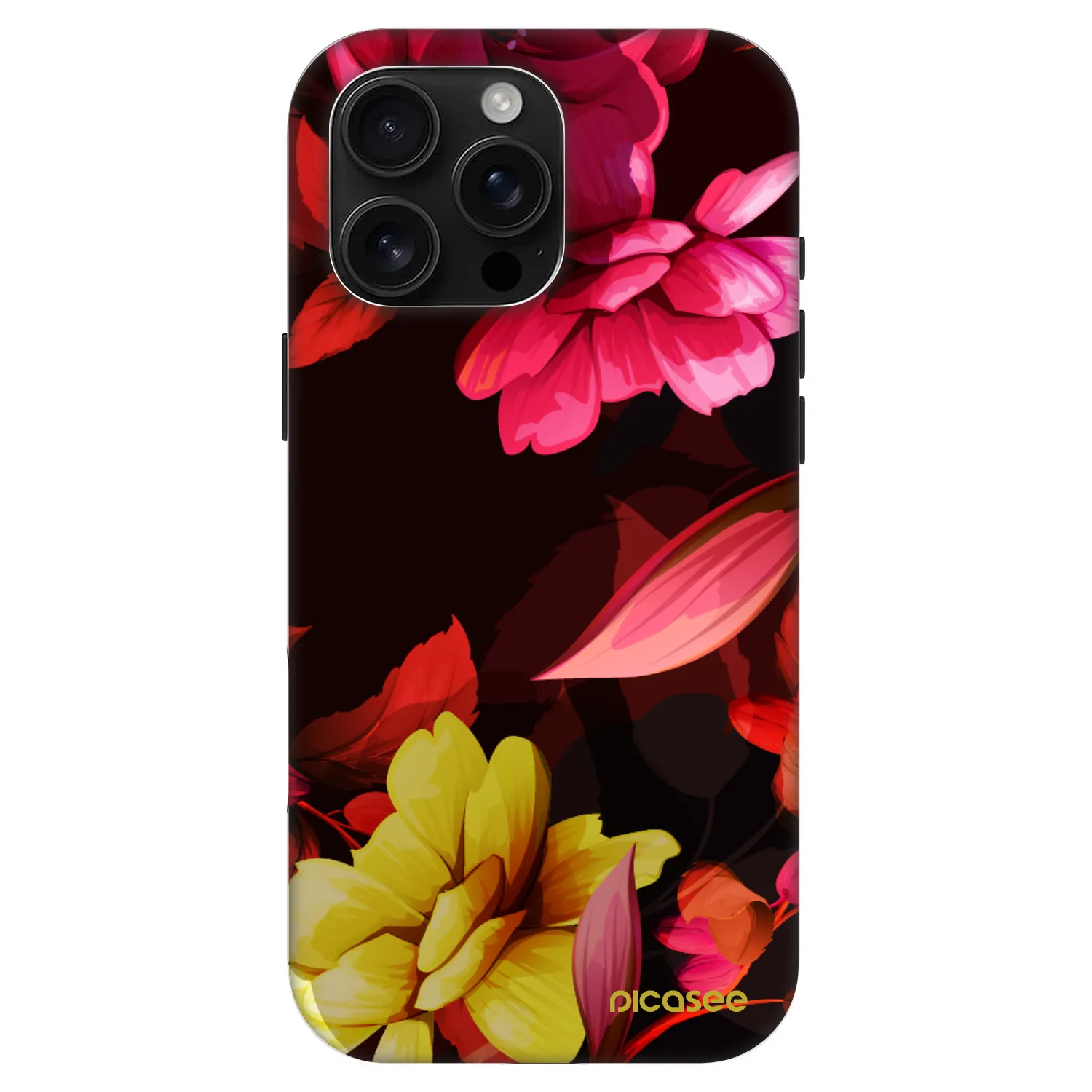 Picasee Fashion Case MagSafe za Apple iPhone 16 Pro Max - Dark Peonny