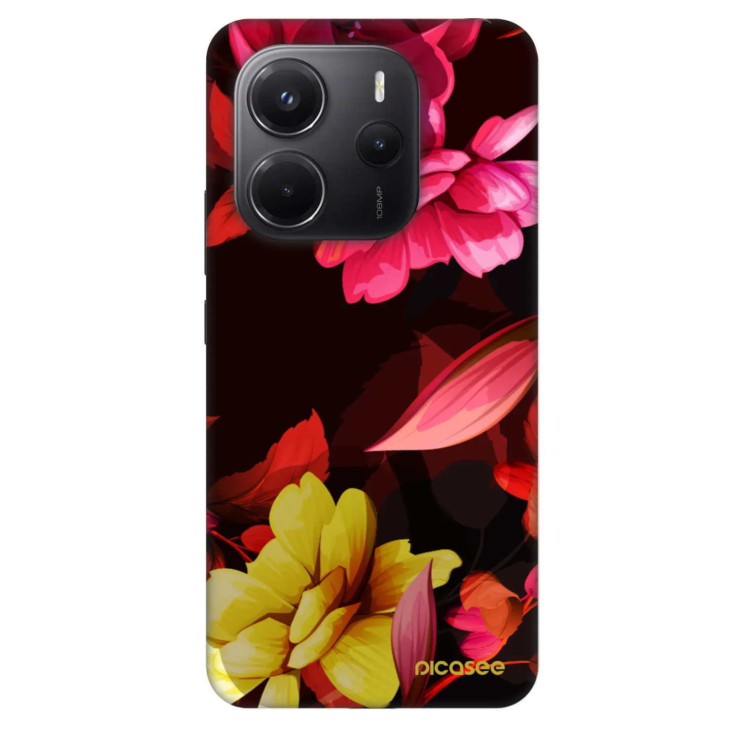 Picasee Fashion Case za Xiaomi Redmi Note 14 4G - Dark Peonny