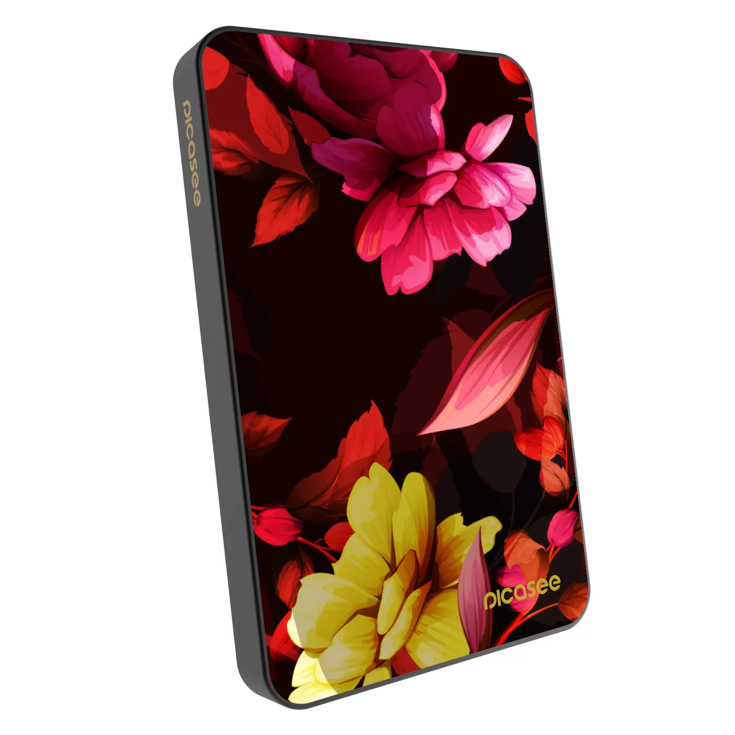 Picasee Prijenosni punjač s MagSafe 5 000 mAh Sivo - Dark Peonny