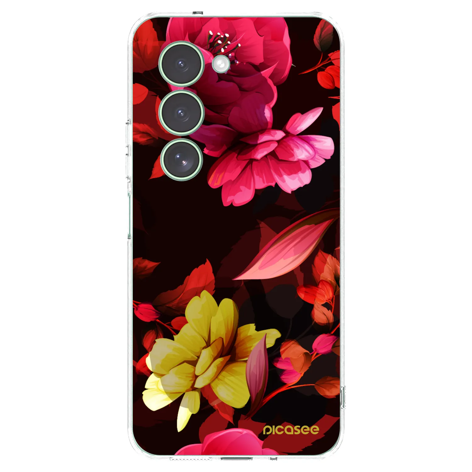 Picasee silikonska prozirna maskica za Xiaomi Redmi 15 5G - Dark Peonny