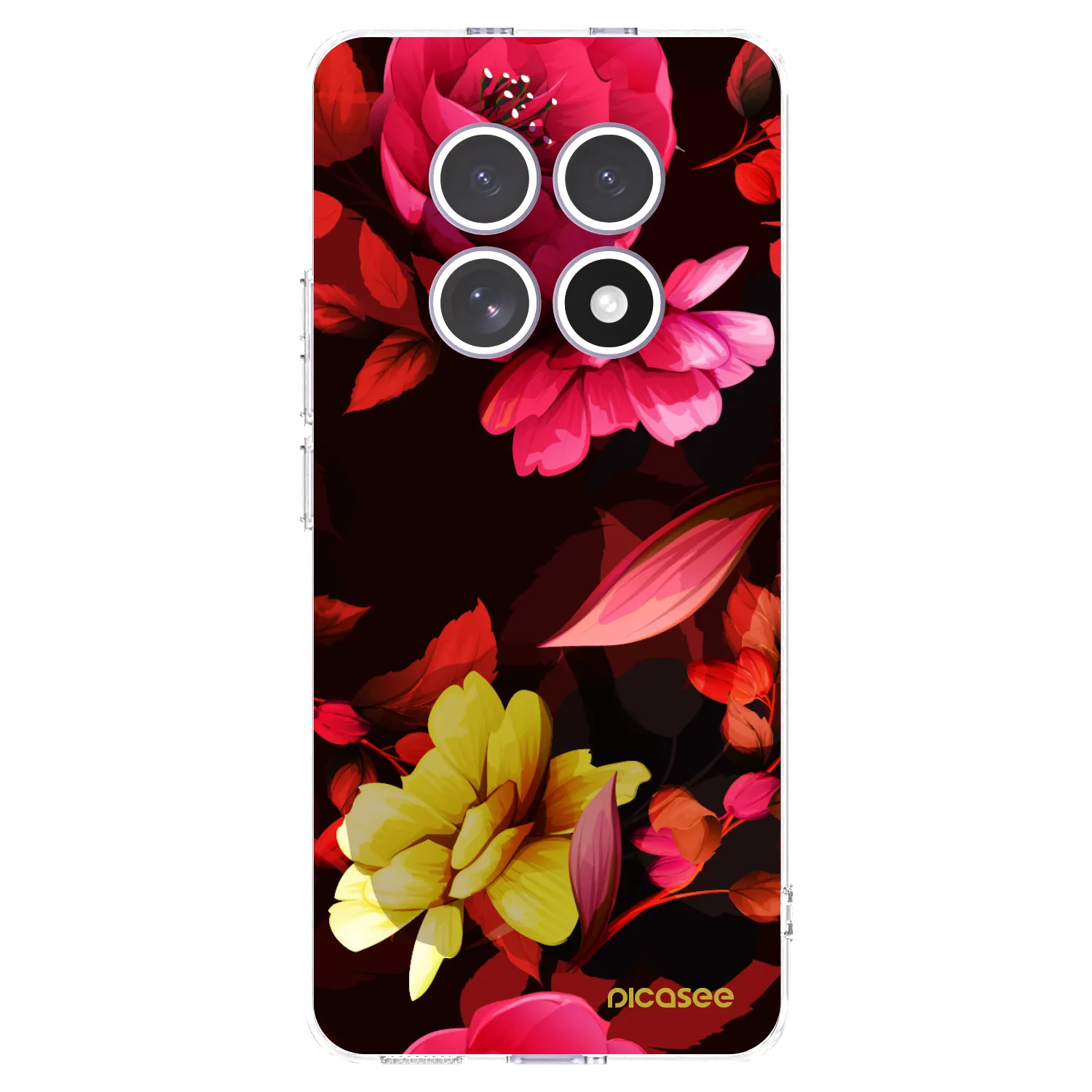Picasee silikonska prozirna maskica za Xiaomi Redmi Note 15 - Dark Peonny
