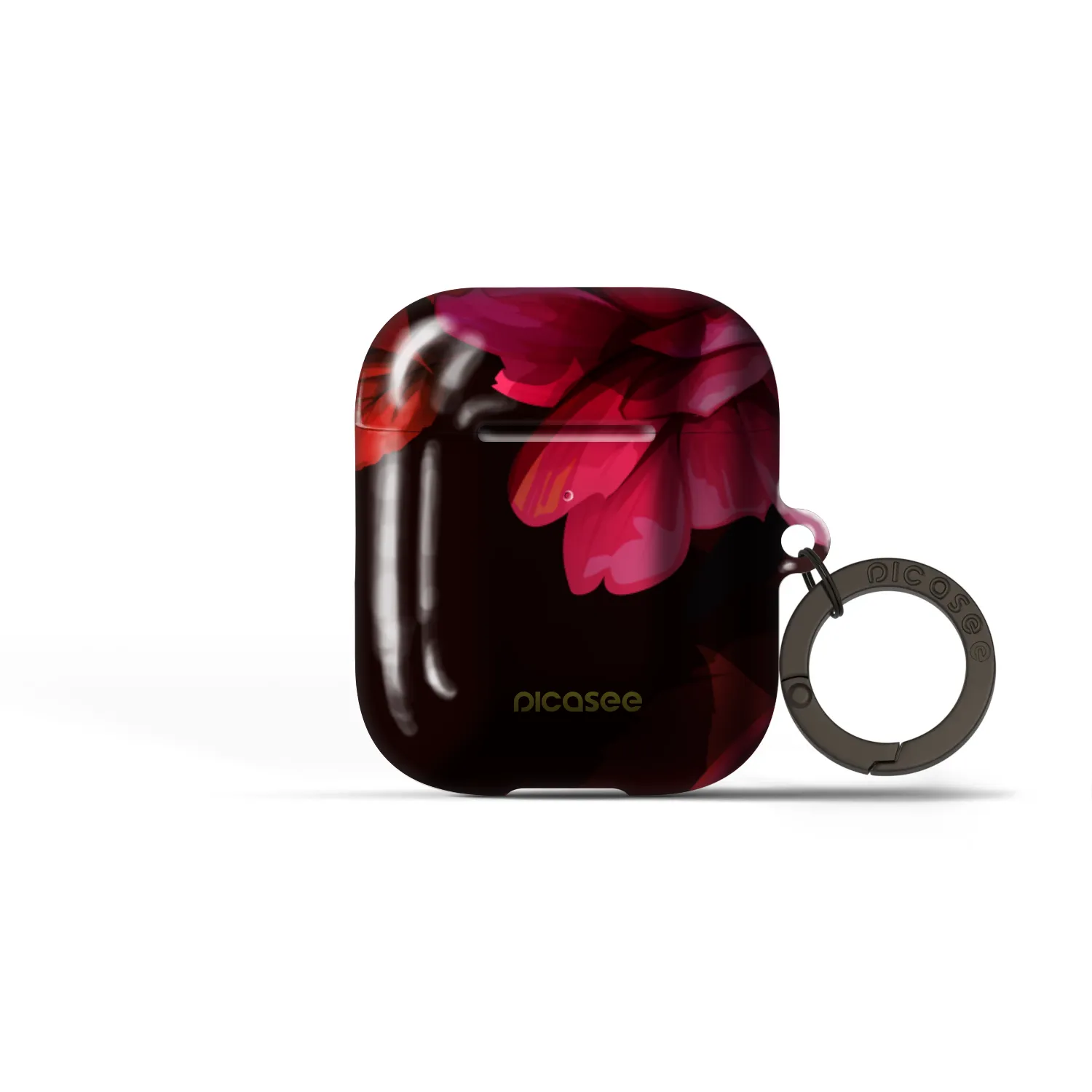 Picasee Obal pro Apple AirPods 2 - Dark Peonny