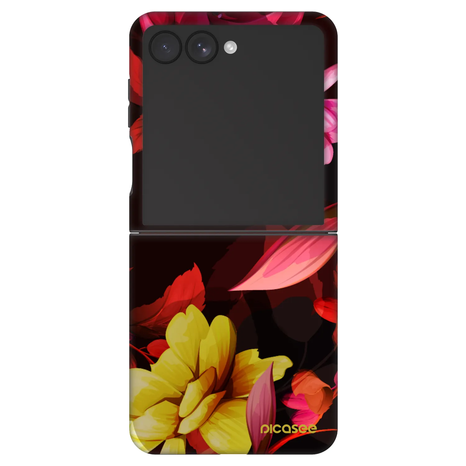 Picasee Fashion Case za Samsung Galaxy Z Flip7 5G - Dark Peonny