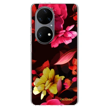 Maskica za Huawei P50 - Dark Peonny