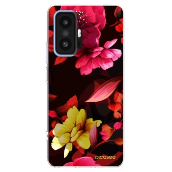 Picasee silikonska prozirna maskica za Xiaomi 11T - Dark Peonny