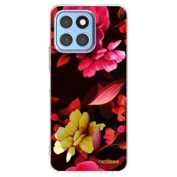Picasee silikonska prozirna maskica za Honor X6 - Dark Peonny