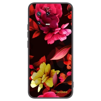 Picasee crna silikonska maskica za Xiaomi 13 Pro - Dark Peonny