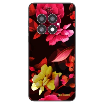 Picasee crna silikonska maskica za OnePlus 13 5G - Dark Peonny