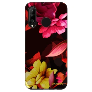 Maskica za Huawei P30 Lite - Dark Peonny