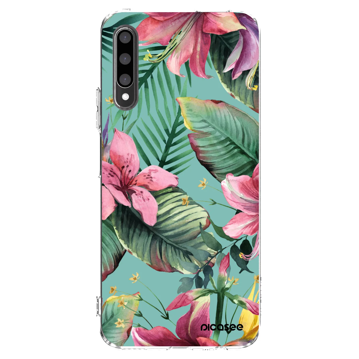 Picasee silikonska prozirna maskica za Honor 9X Pro - Hawaii