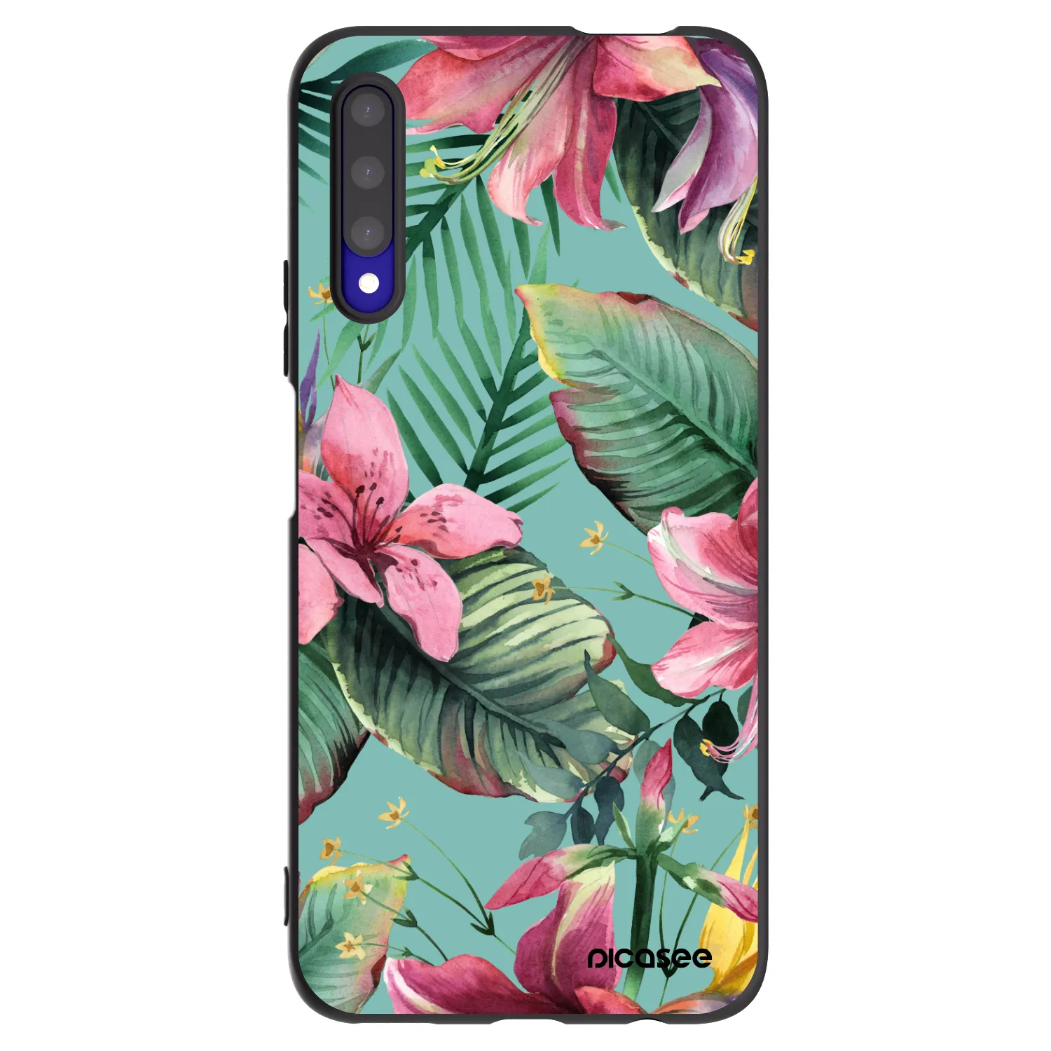 Picasee crna silikonska maskica za Honor 9X Pro - Hawaii