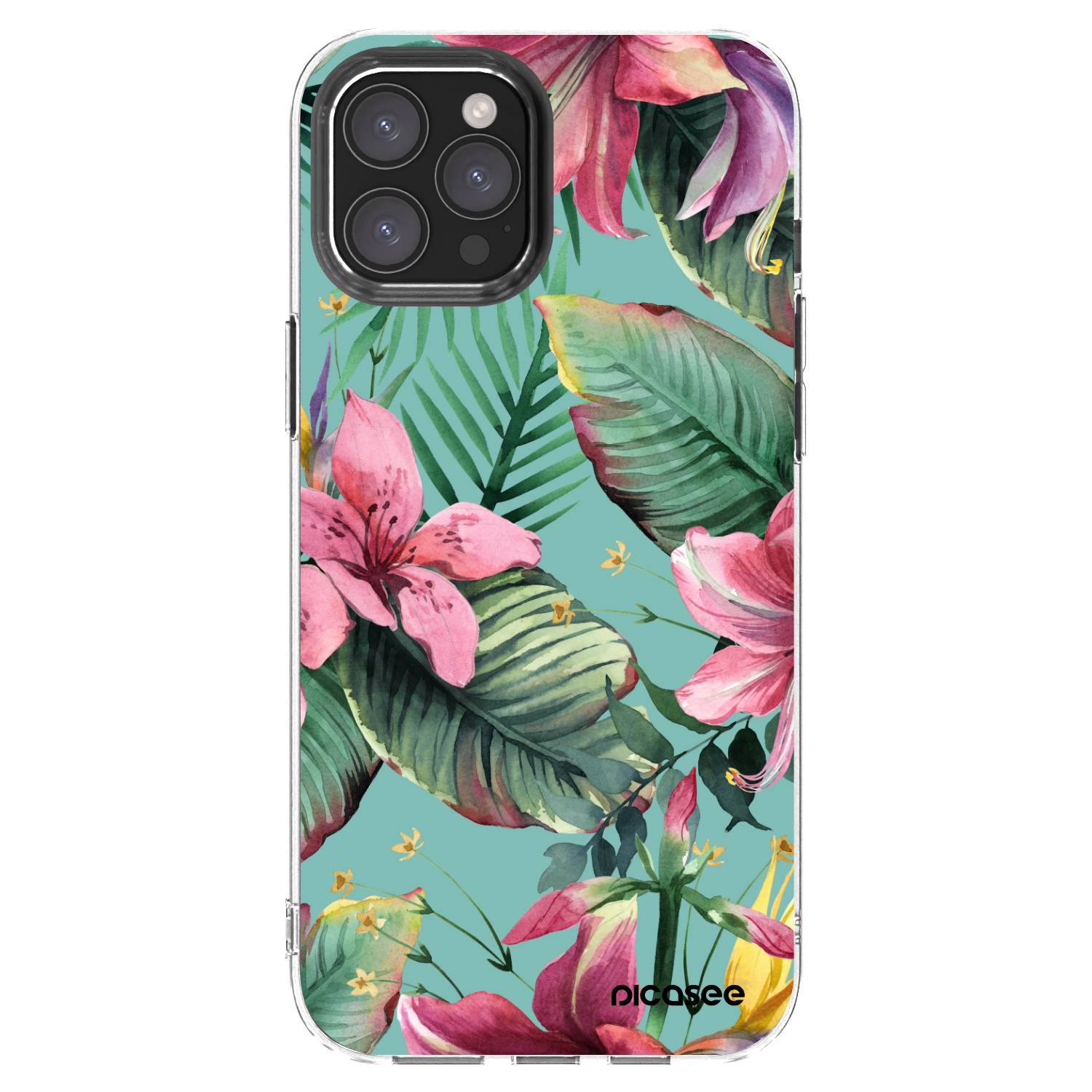 Picasee silikonska prozirna maskica za Apple iPhone 12 Pro Max - Hawaii