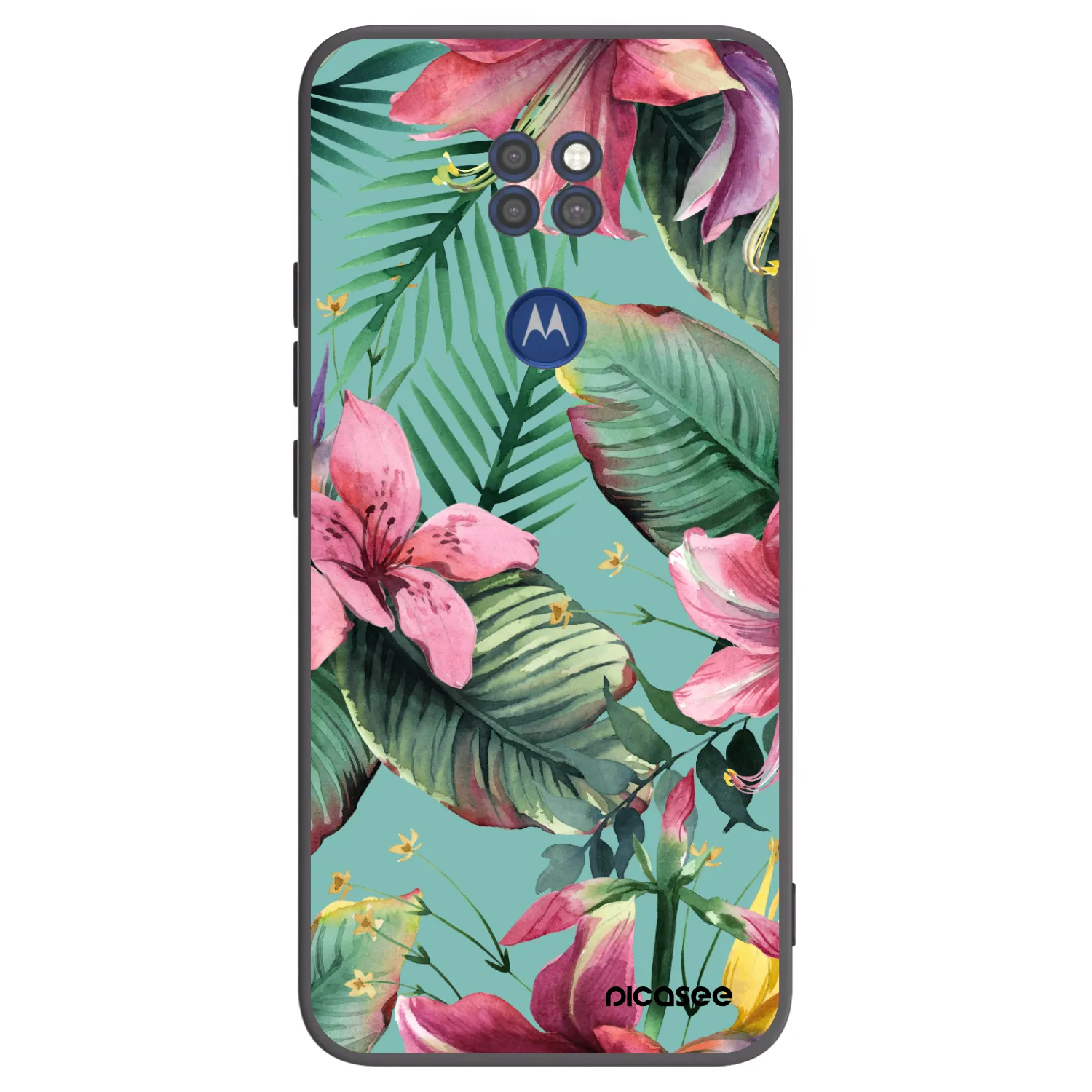 Picasee crna silikonska maskica za Motorola Moto G9 Play - Hawaii