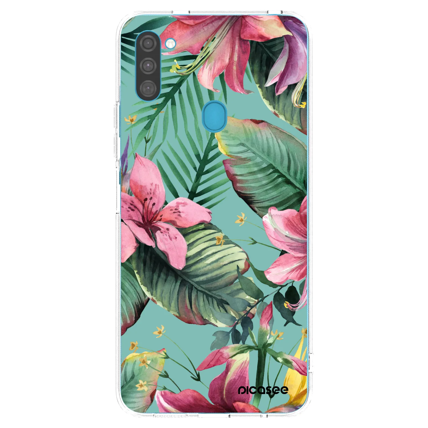 Picasee silikonska prozirna maskica za Samsung Galaxy M11 - Hawaii
