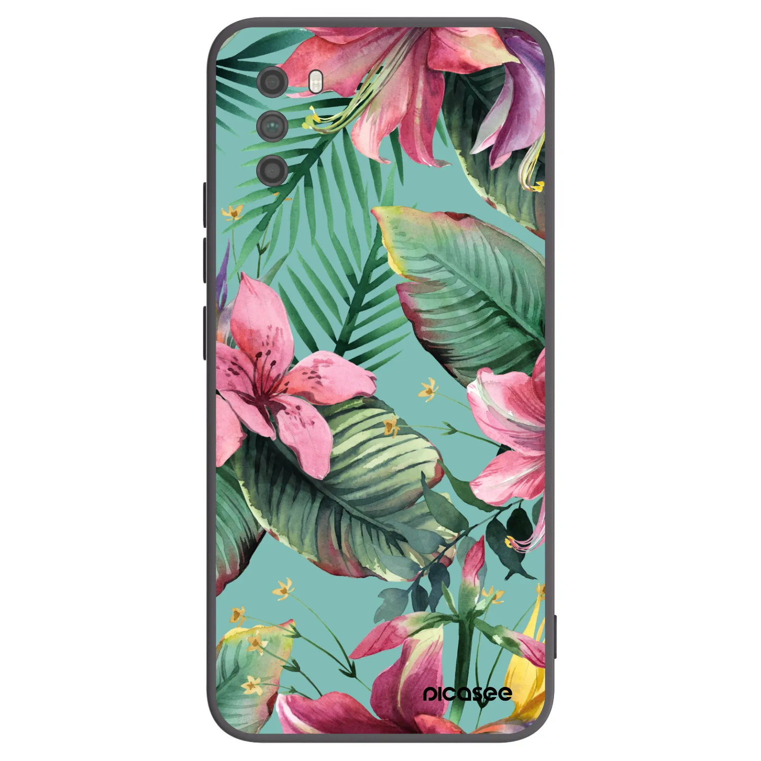 Picasee crna silikonska maskica za Xiaomi Poco M3 - Hawaii