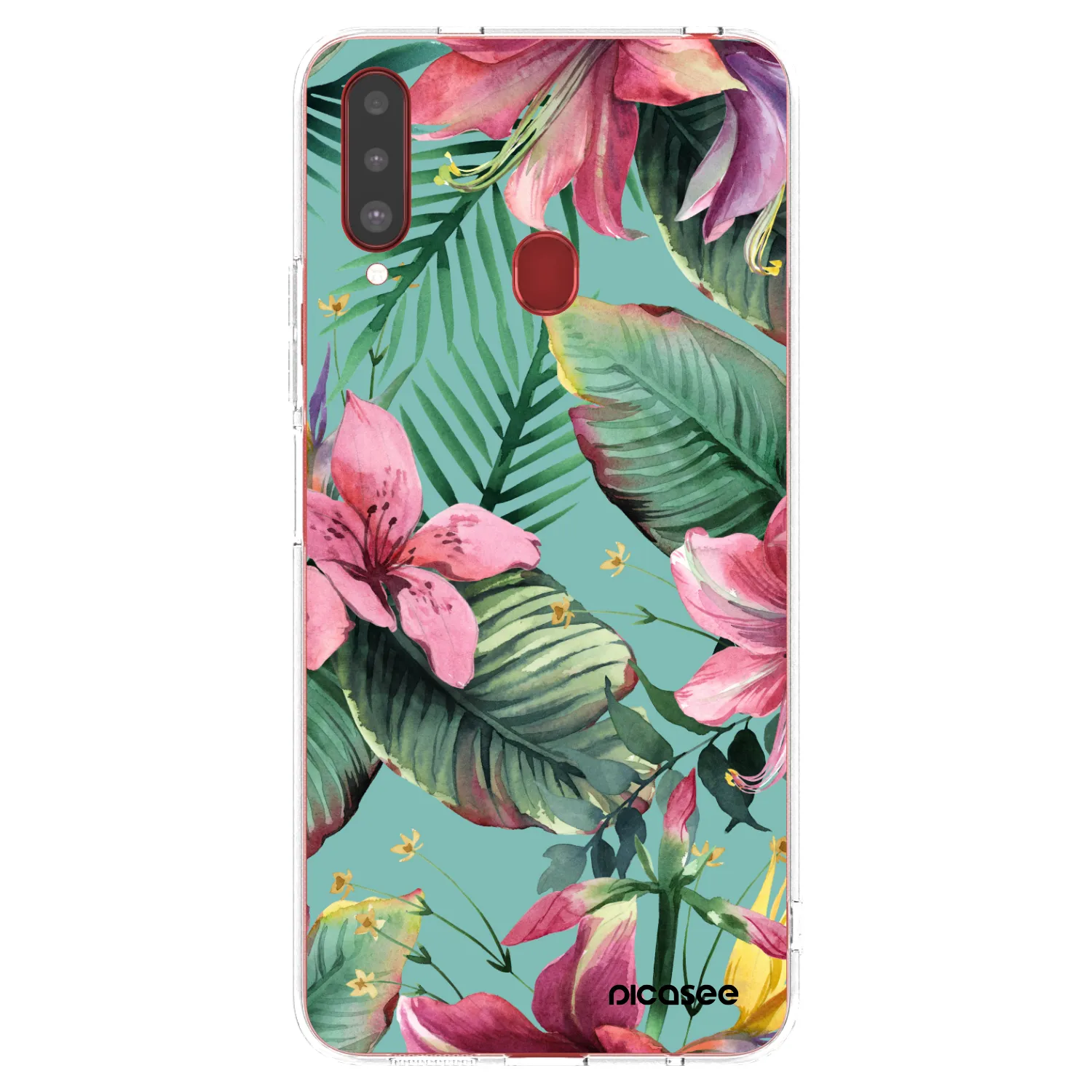 Picasee silikonska prozirna maskica za Samsung Galaxy A20s - Hawaii