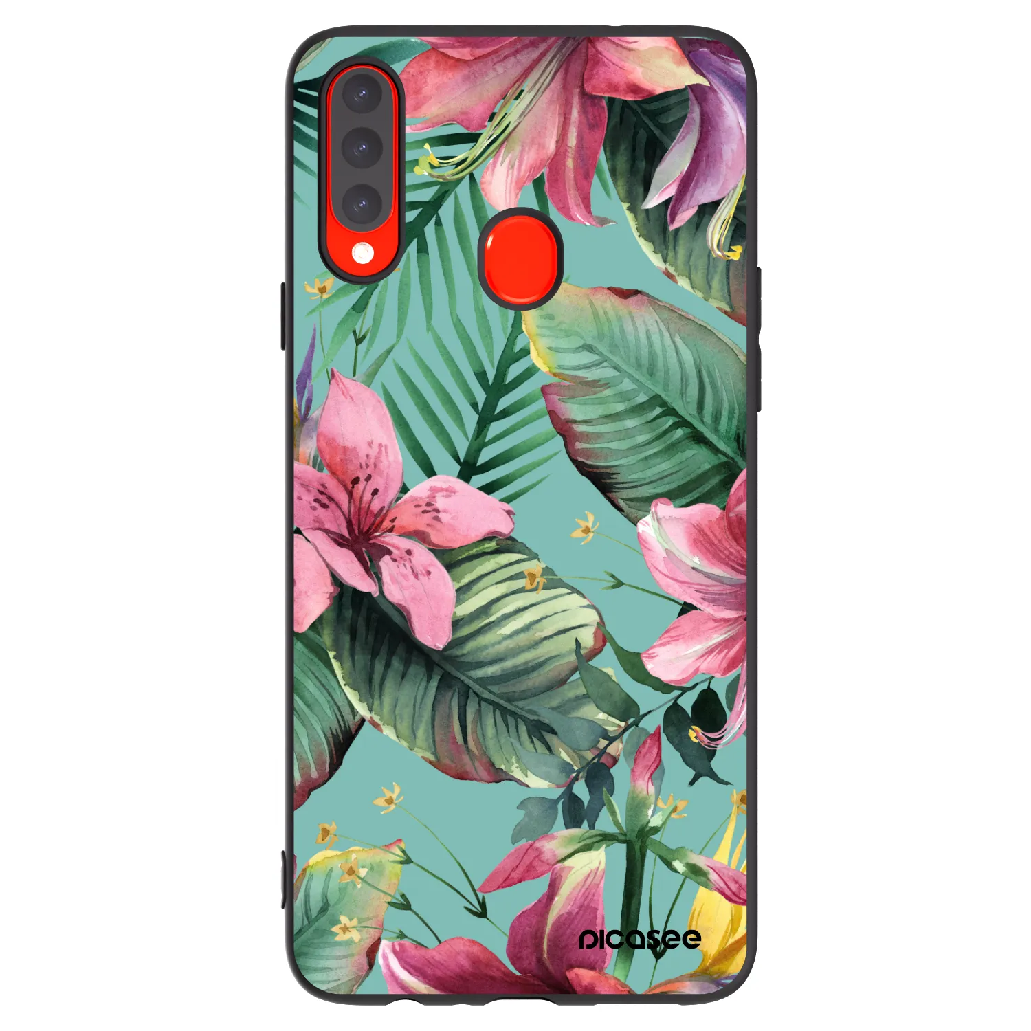 Picasee crna silikonska maskica za Samsung Galaxy A20s - Hawaii