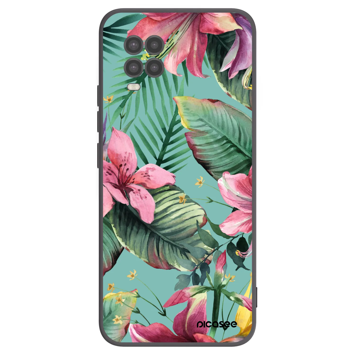 Picasee crna silikonska maskica za Xiaomi Mi 10 Lite - Hawaii