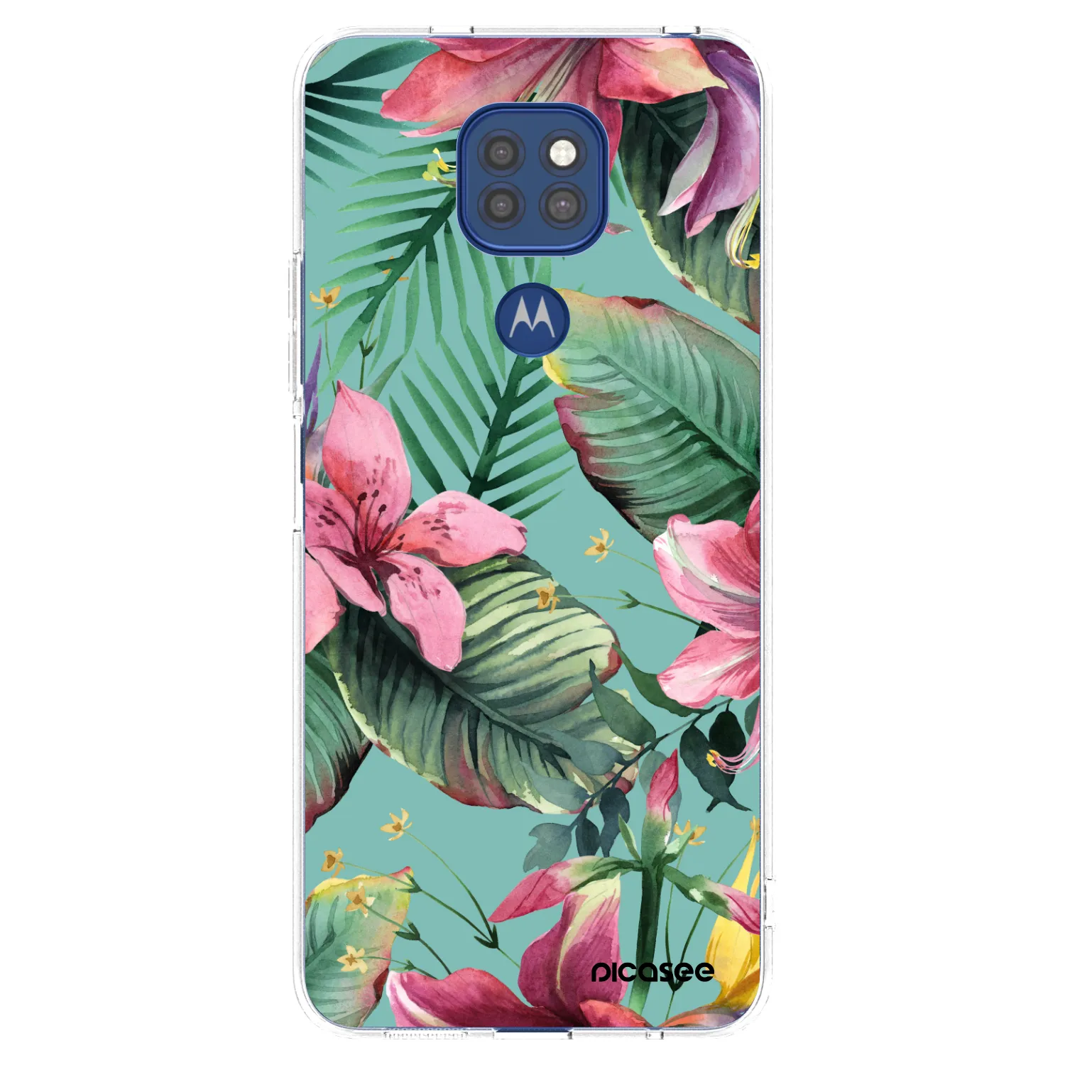 Picasee silikonska prozirna maskica za Motorola Moto G9 Play - Hawaii