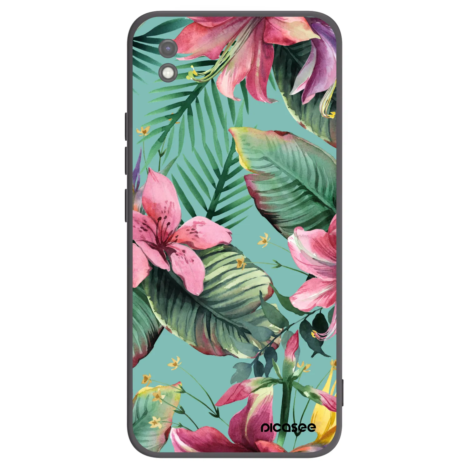 Picasee crna silikonska maskica za Xiaomi Redmi 9AT - Hawaii