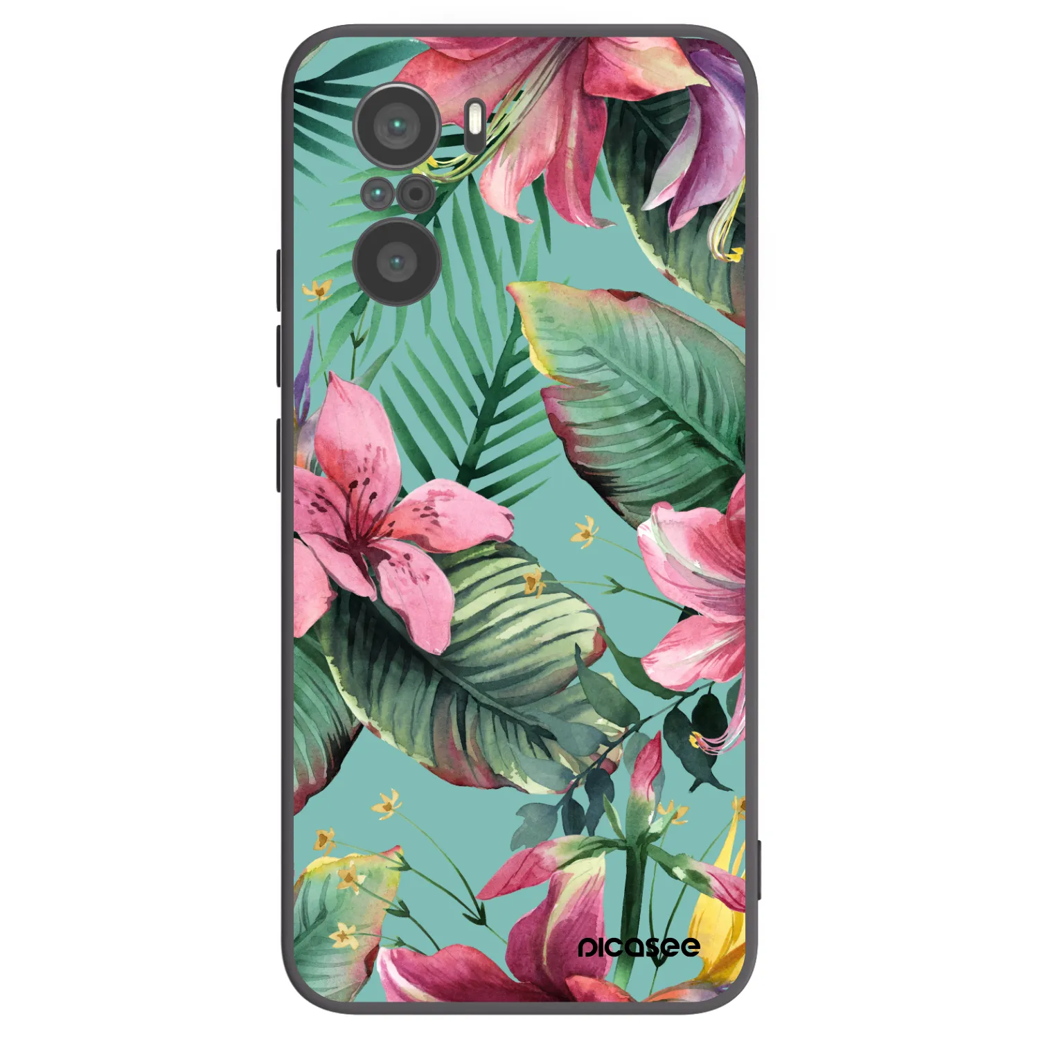 Picasee crna silikonska maskica za Xiaomi Poco F3 - Hawaii