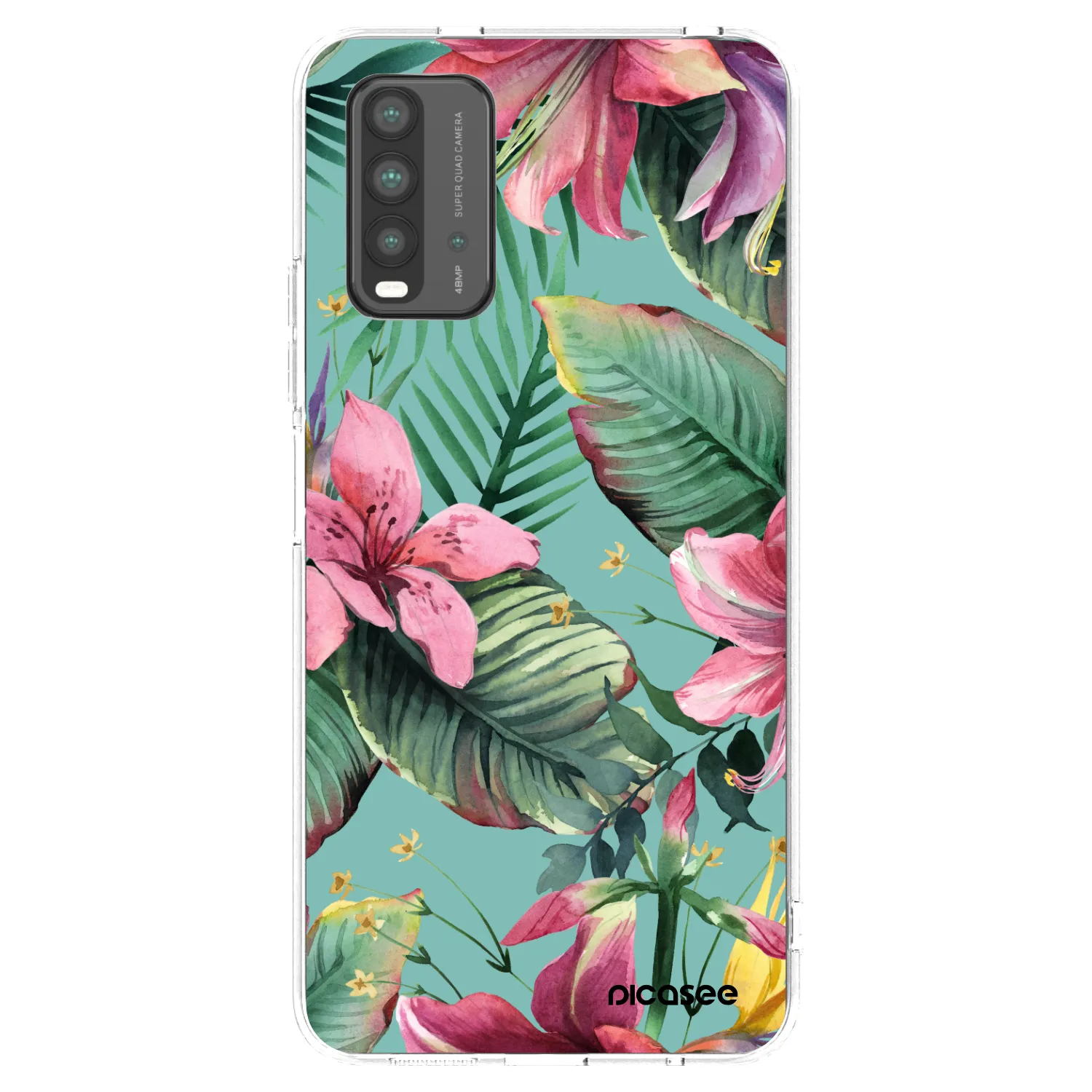 Picasee crna silikonska maskica za Xiaomi Redmi 9T - Hawaii