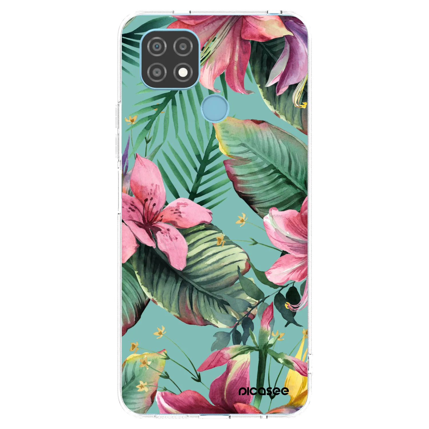 Picasee silikonska prozirna maskica za Realme C21 - Hawaii