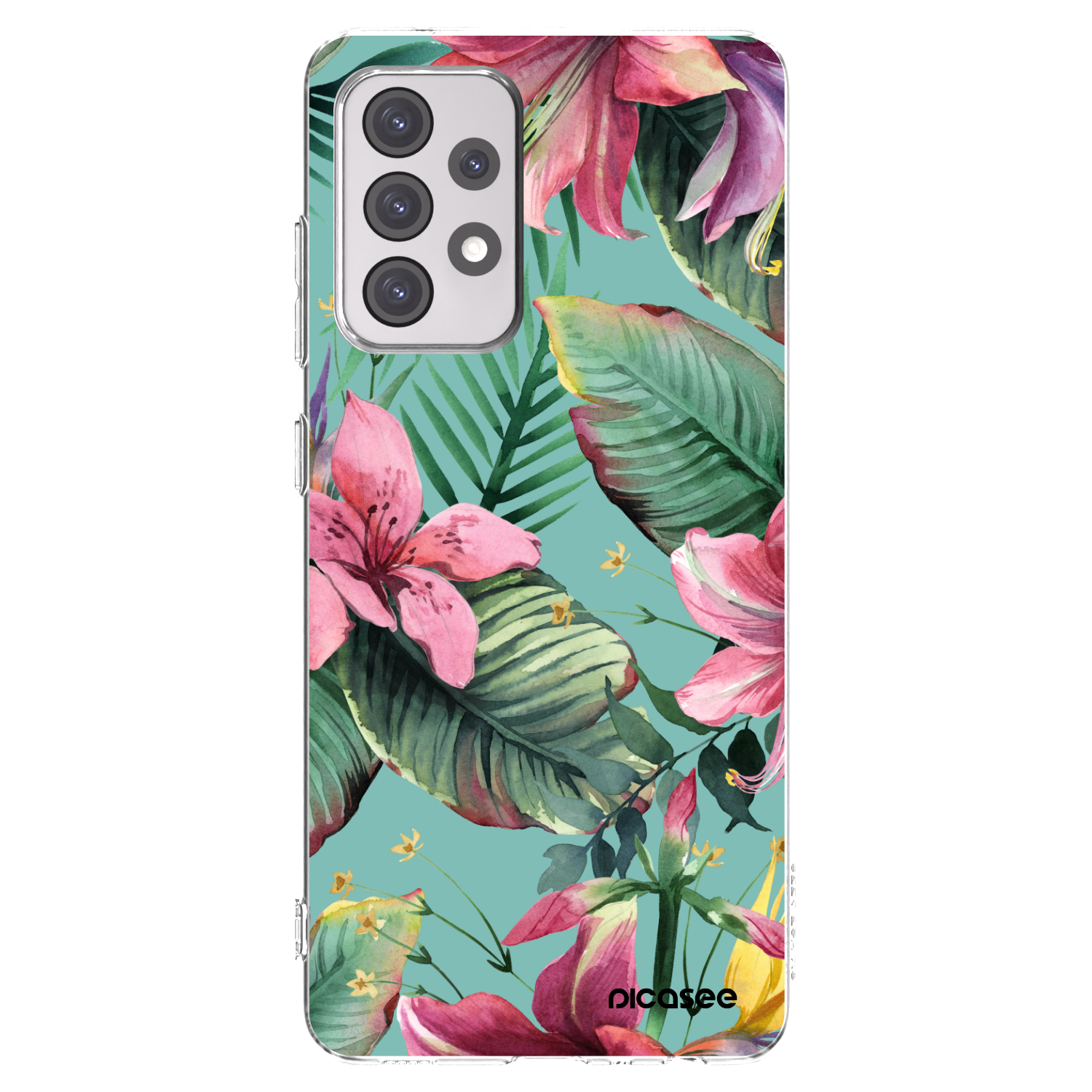 Picasee silikonska prozirna maskica za Samsung Galaxy A52s 5G A528B - Hawaii