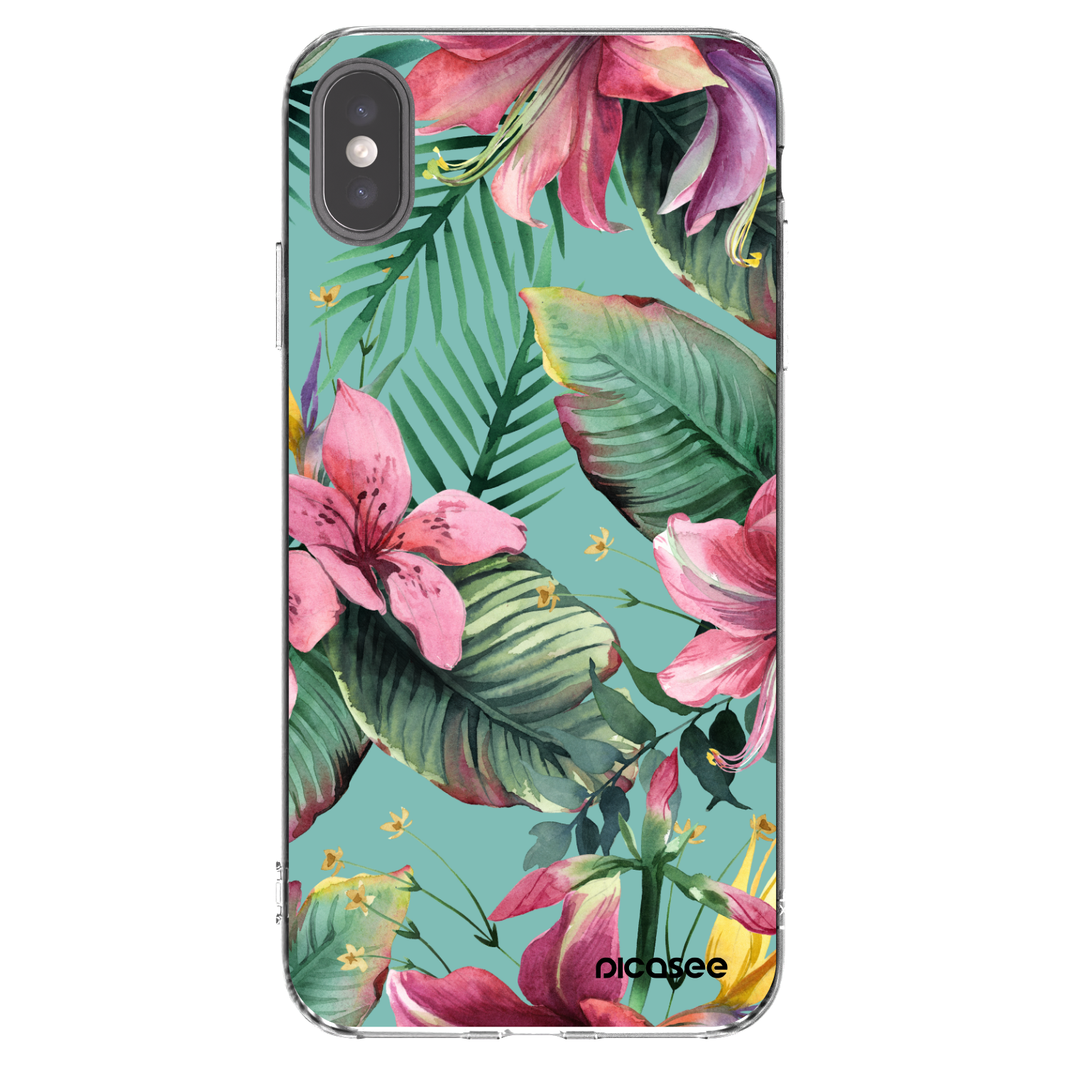 Picasee silikonska prozirna maskica za Apple iPhone XS Max - Hawaii