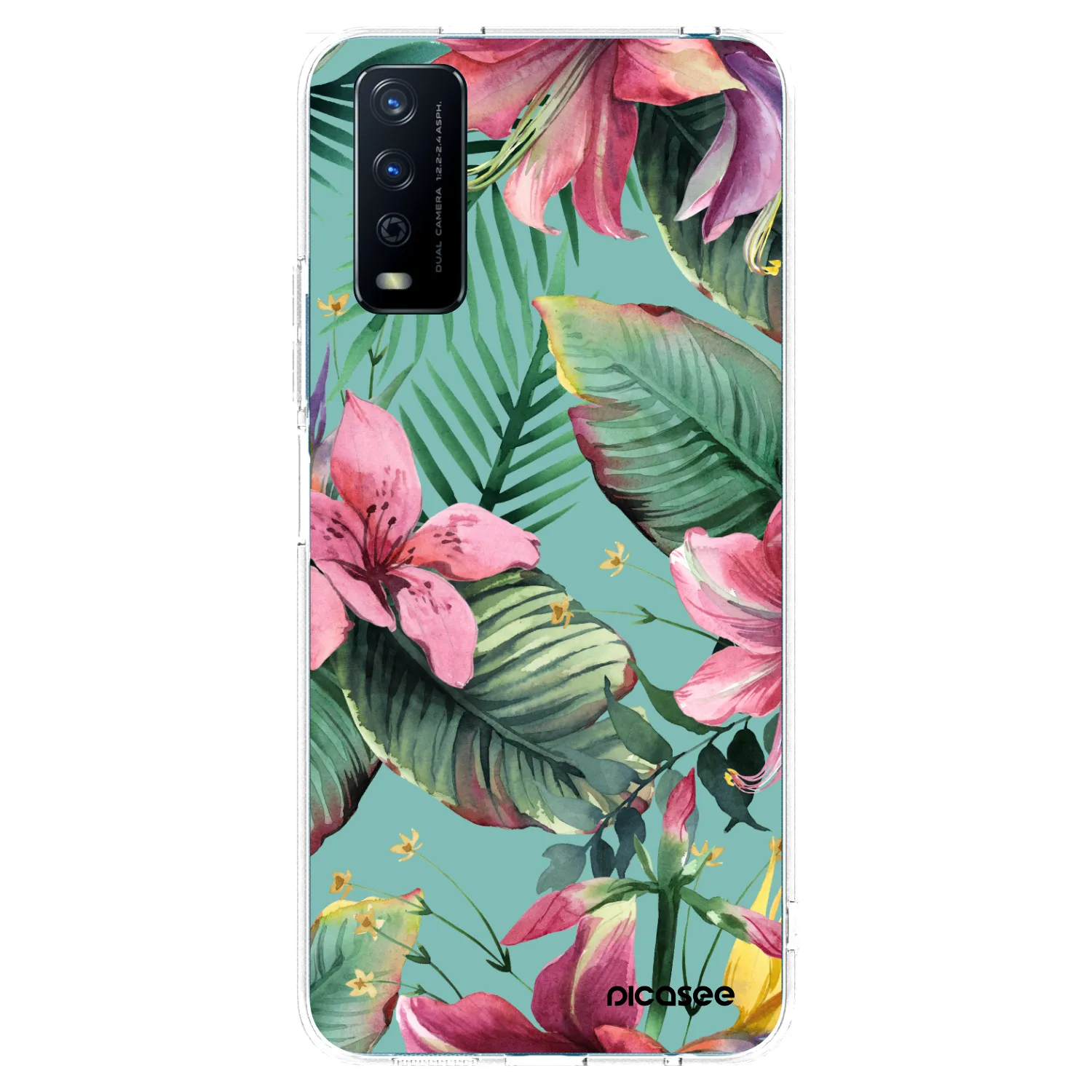 Picasee silikonska prozirna maskica za Vivo Y11s - Hawaii