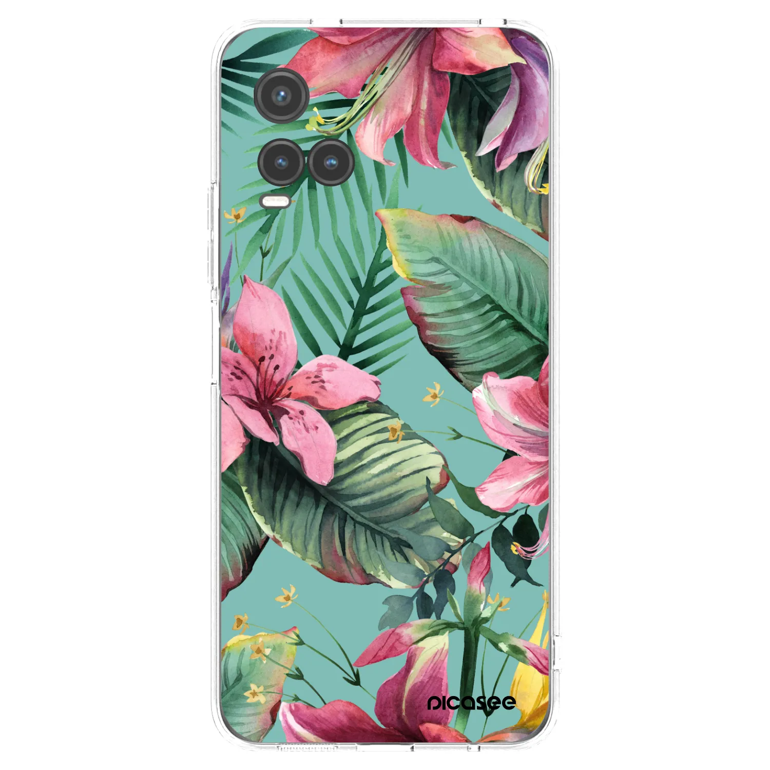 Picasee silikonska prozirna maskica za Vivo Y33s - Hawaii