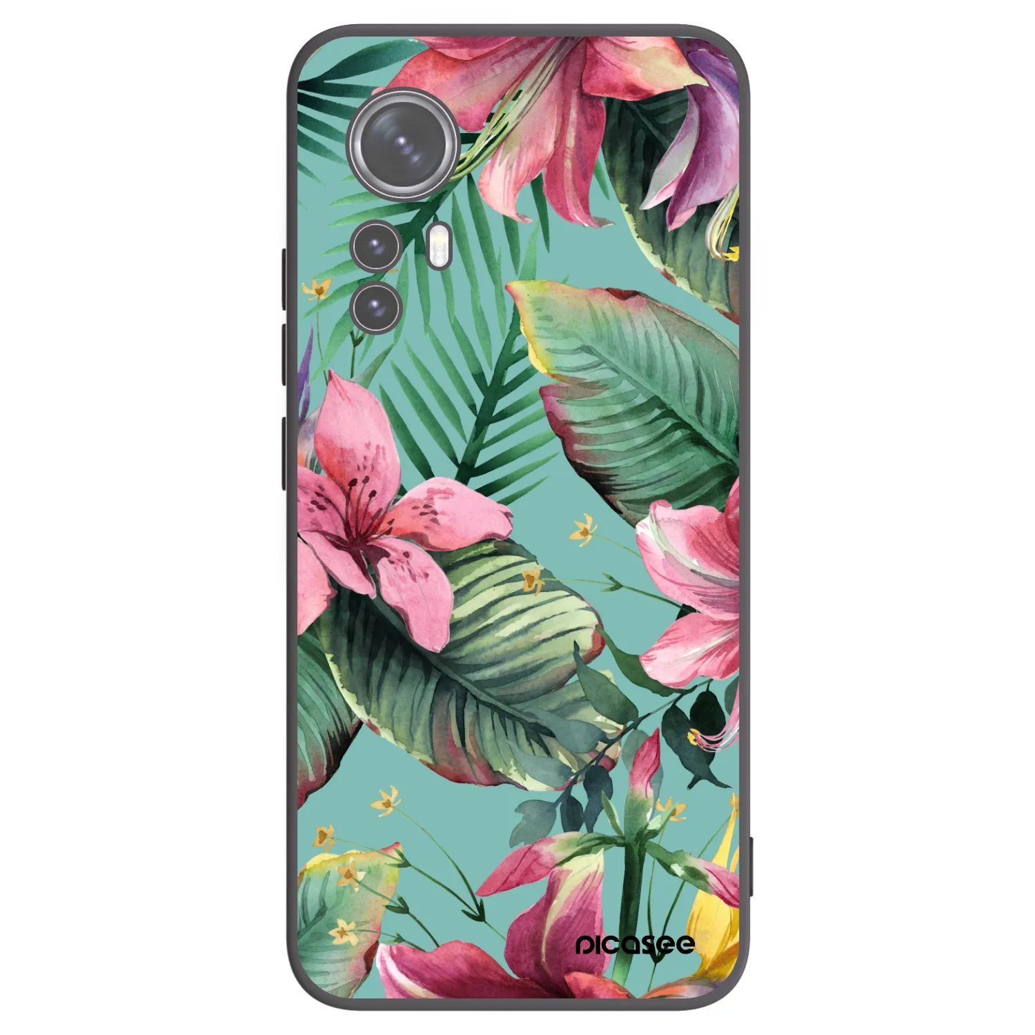 Picasee crna silikonska maskica za Xiaomi 12 - Hawaii