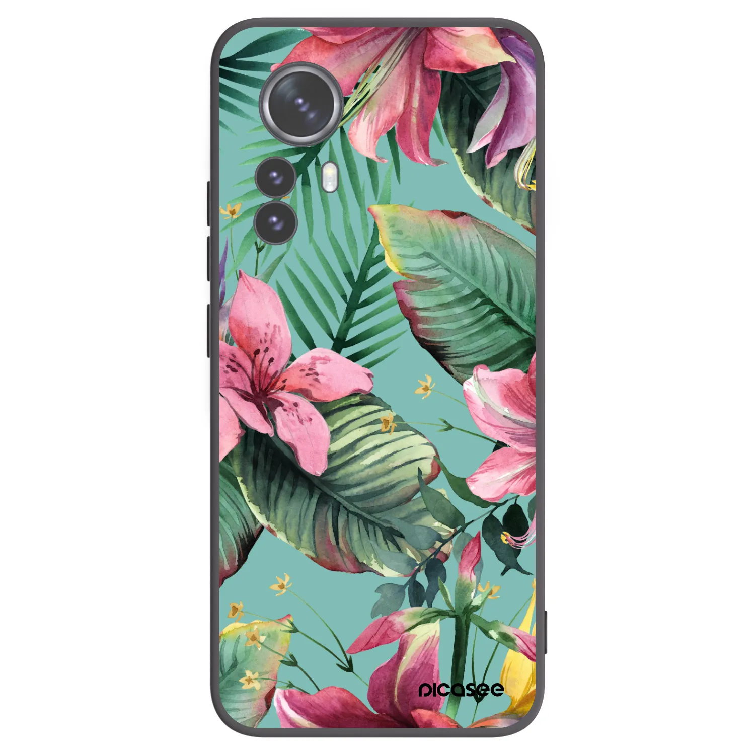 Picasee crna silikonska maskica za Xiaomi 12 Pro - Hawaii