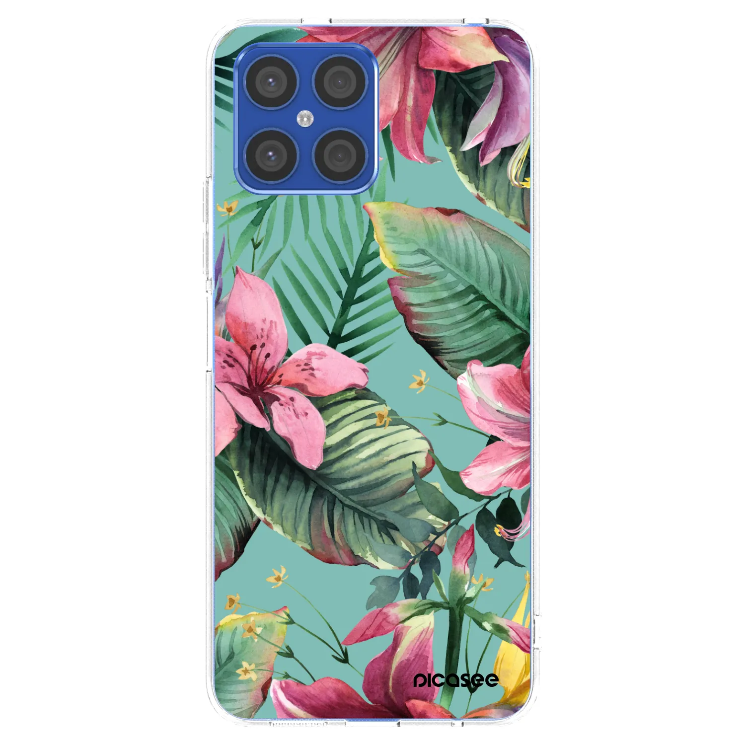 Picasee silikonska prozirna maskica za Honor X8 4G - Hawaii
