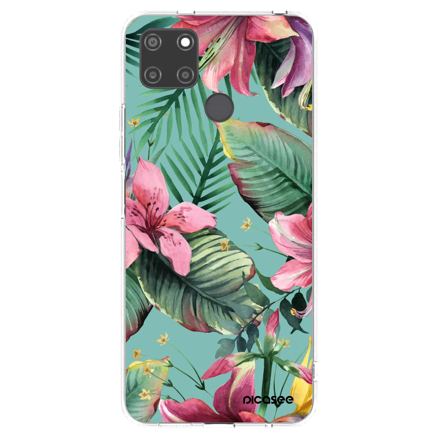 Picasee silikonska prozirna maskica za Realme C21Y - Hawaii