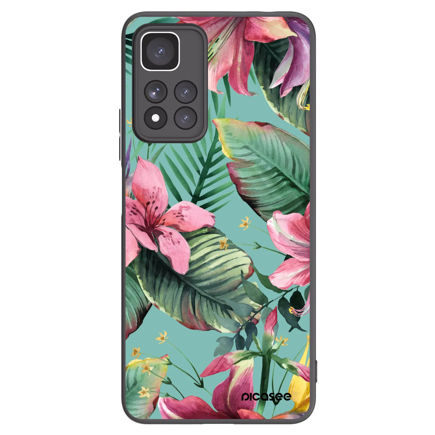 Picasee crna silikonska maskica za Xiaomi Redmi Note 11 Pro+ 5G - Hawaii