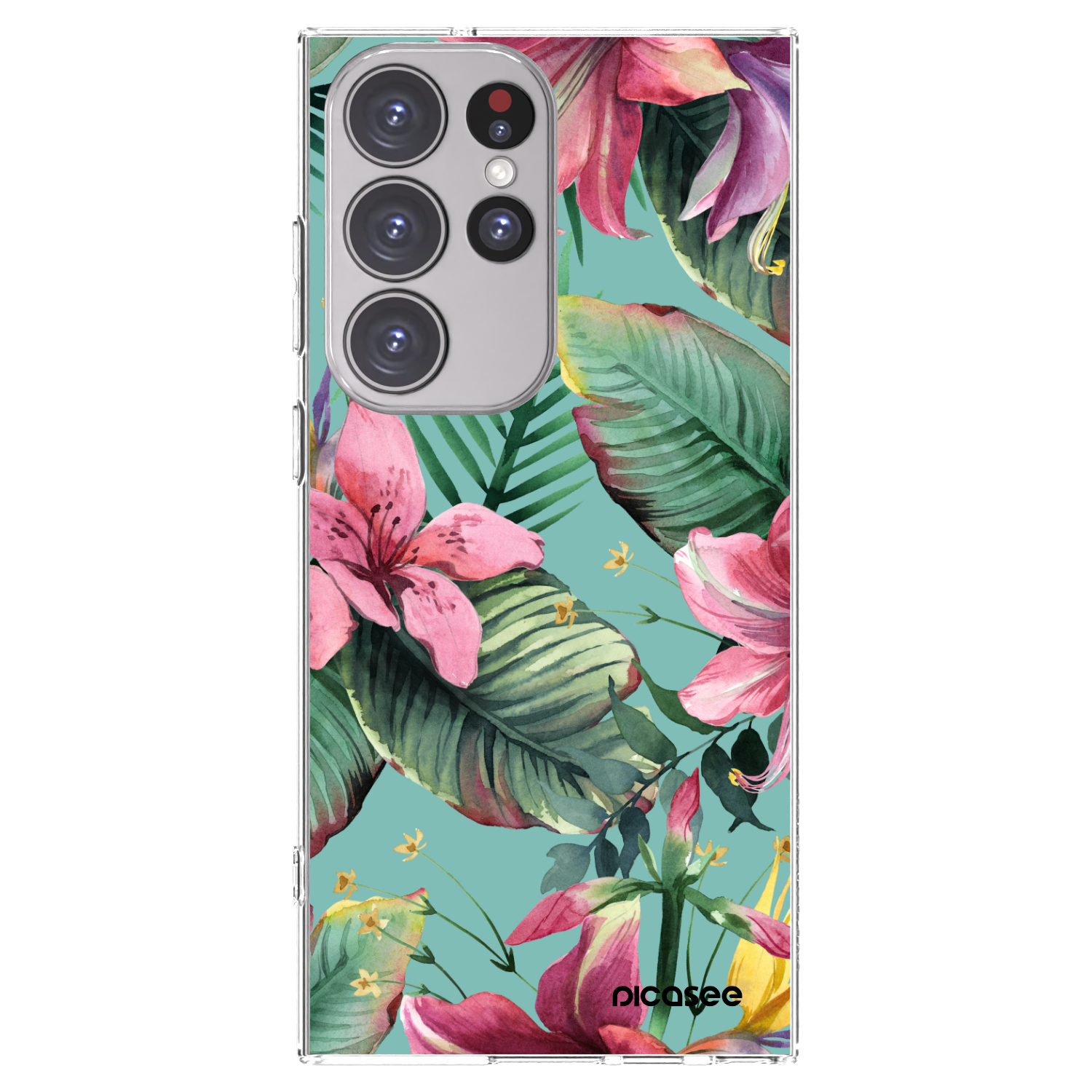 Picasee silikonska prozirna maskica za Samsung Galaxy S23 Ultra 5G - Hawaii