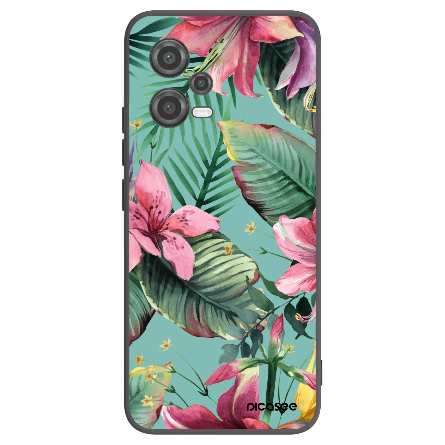 Picasee crna silikonska maskica za Xiaomi Poco X5 - Hawaii
