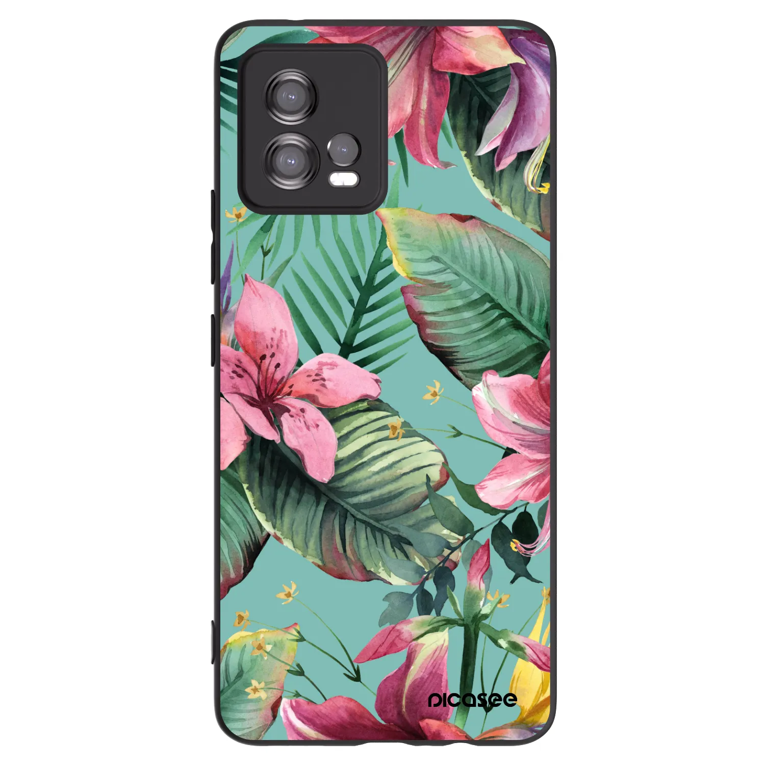 Picasee crna silikonska maskica za Motorola Moto G72 - Hawaii