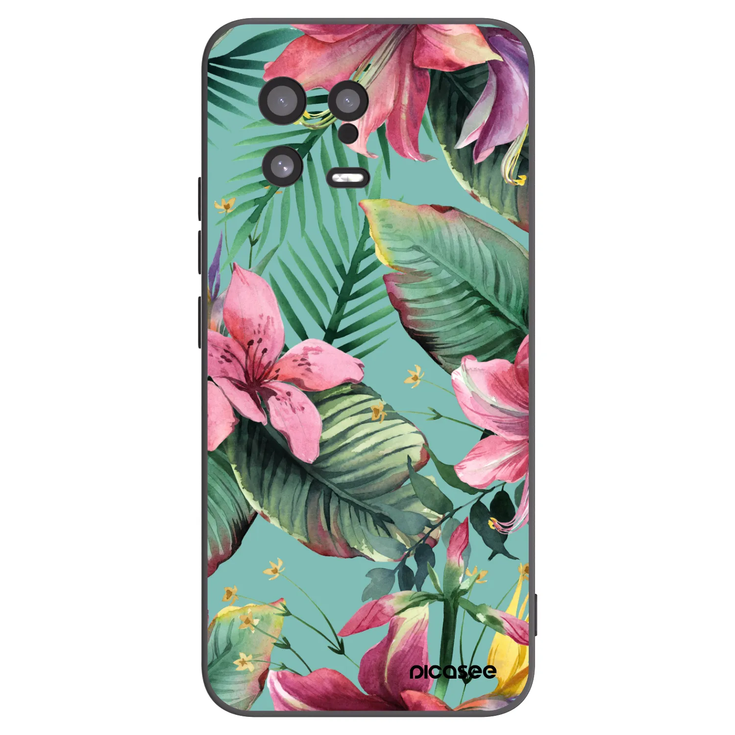 Picasee crna silikonska maskica za Xiaomi 13 - Hawaii