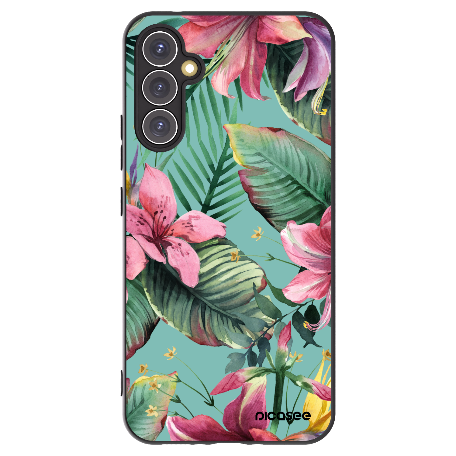Picasee crna silikonska maskica za Samsung Galaxy A34 5G A346B - Hawaii