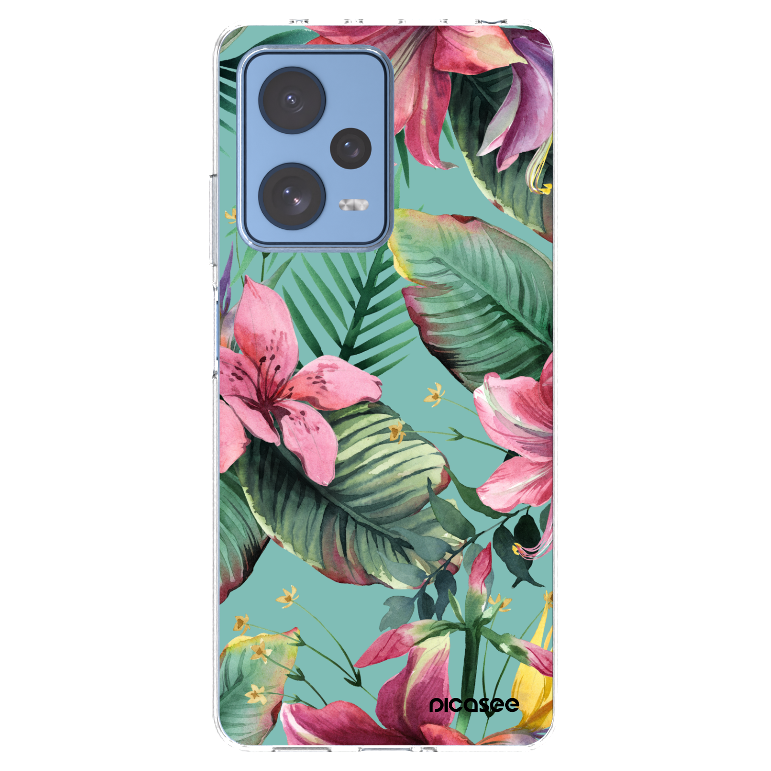 Picasee silikonska prozirna maskica za Xiaomi Redmi Note 12 Pro 5G - Hawaii